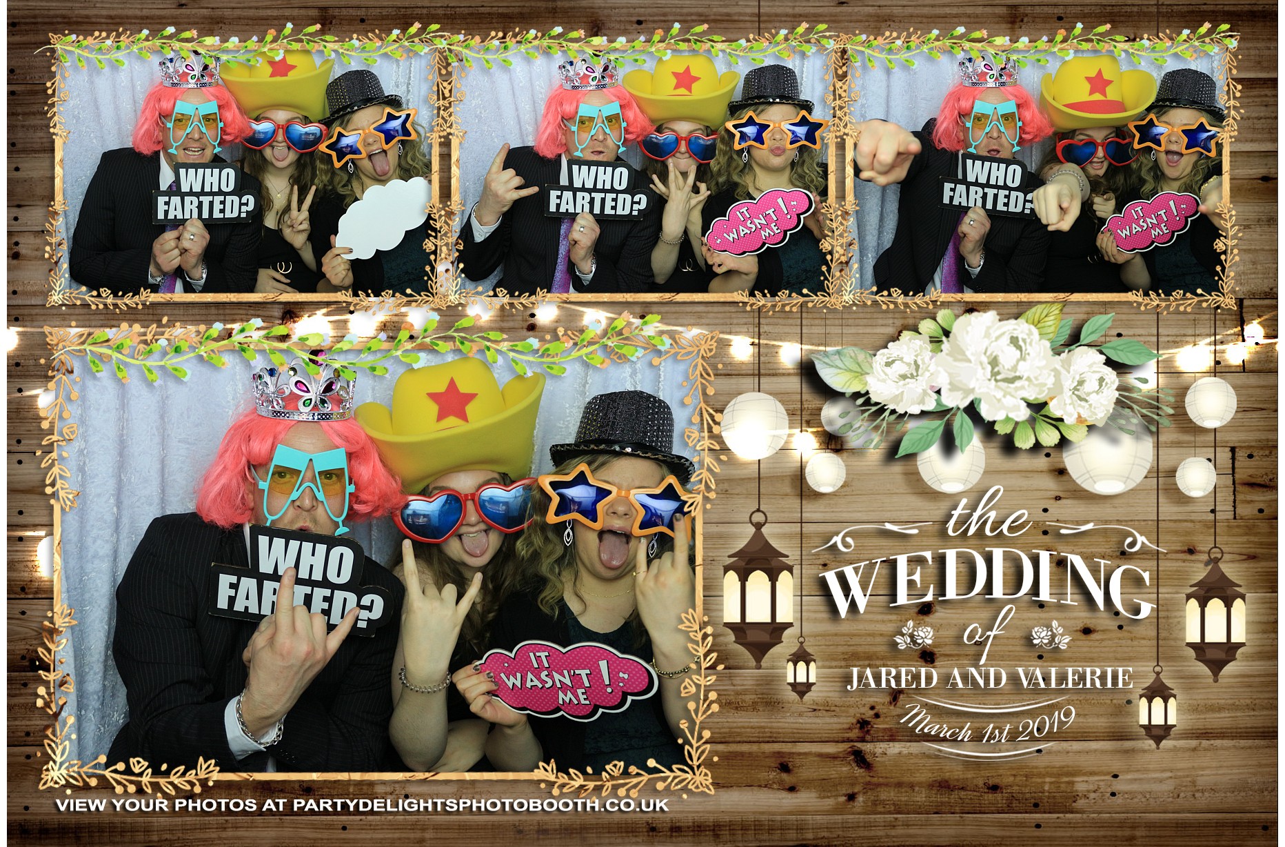 Jared and Valerie’s Wedding - Prints | View more photos from the event at gallery.partydelightsphotobooth.co.uk/u/PartyDelightsPhotoBooth/Jared-and-Valerie’s-Wedding-Prints